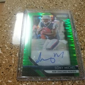 2018 PRIZM NEON GREEN SONY MICHEL AUTO PATRIOTS